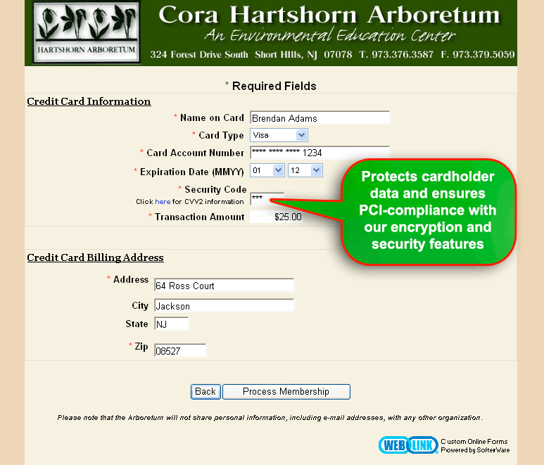Online Donation Form
