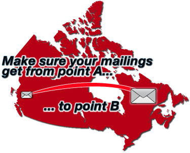 Make sure your mailings get from point A... to point B