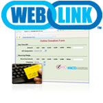 WebLink Online Donation and Registration Forms