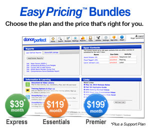 DonorPerfect Online Pricing