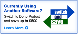 Switch to DonorPerfect and save up to $500