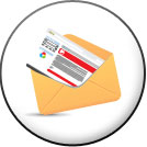 Create Nonprofit Email Marketing Mailers Icon
