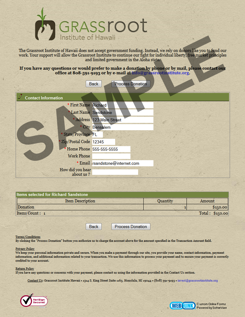 Alaska Credit Card Login >> Online Donation Page Samples & Other Examples of Weblink Alaska Credit Card Login >> Online Donation Page Samples & Other Examples of Weblink